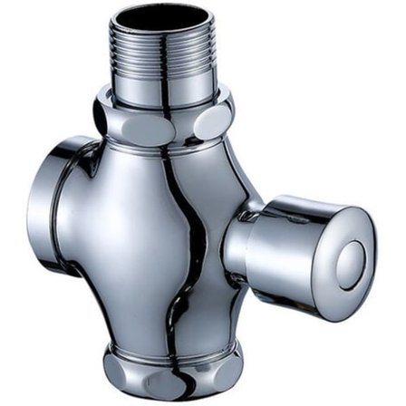 WC spolningsventil - Med vattenbesparande knapp - Enkel montering - Koppar