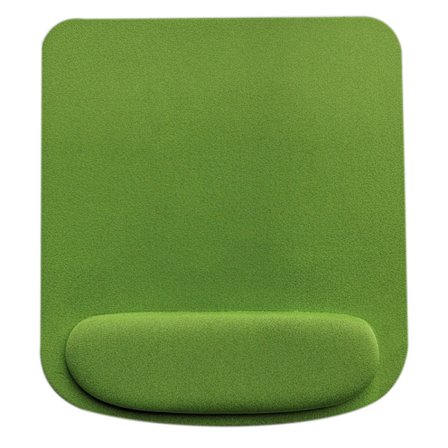 Green Mouse Pad with Wrist Rest