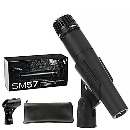 Metall SM57 Cardioid Dynamisk Mikrofon För Scen Sång Professionell Trådbunden Mikrofon
