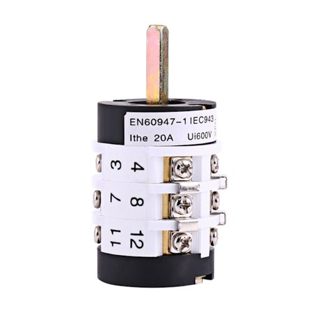 Dekkmaskin Bryter 220V 380V Motor Forover Revers Bryter 20A