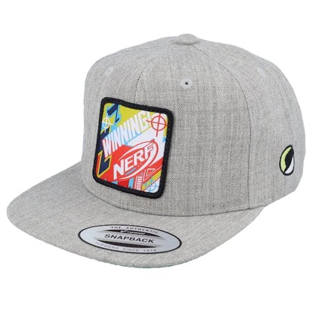 Nerf - Grey - snapback - Cap - Kids Hatstore Exclusive x Winning Heather Grey Snapback - Hatstore