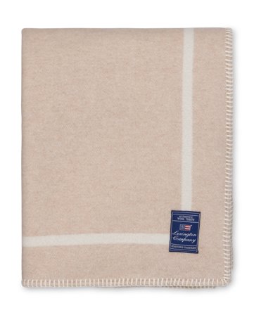 Lexington Bjørn Jacquard-pledd i resirkulert ull