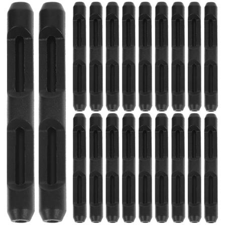 10 Paria Silmälasien Korvakumit Liukumattomat Lasien Korvakumit Temppelivihjeet Hihat Musta 5.5X0.6cm Black 5.5X0.6cm