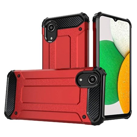 Armour Guard Suojakotelo Samsung Galaxy A03 Core - Punainen
