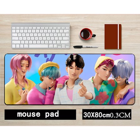 Kpop demonien metsästys demonityttöryhmän hiirimatto 30x82cmCM suuri näppäimistöalusta