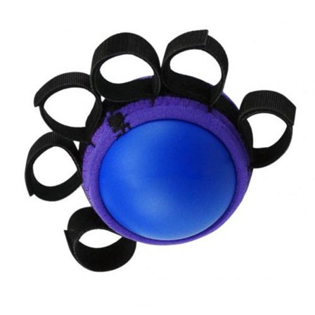 Anti-spasticitet Finger Ring Grip Ball Rehabilitering Palm Hand Grip Strengthener Finger Exerciser Squeeze Elastic Grip Ball