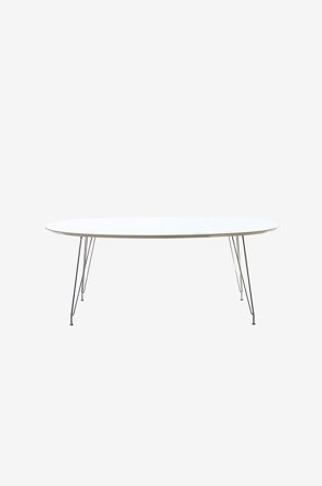 Andersen - DK10 Bord med uttrekk 110 x 190 cm - Hvit - Spisebord - Fra Homeroom