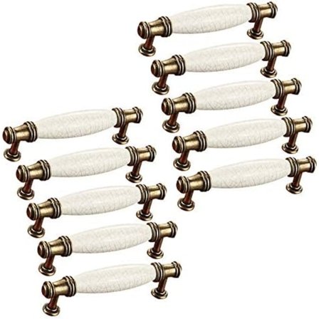 Keraamiset ovenkahvat Huonekalujen kahvat, Huonekalujen ovenkahvat, Keittiön kaapin ovenkahvat Ruuveilla Reikäväli 96mm