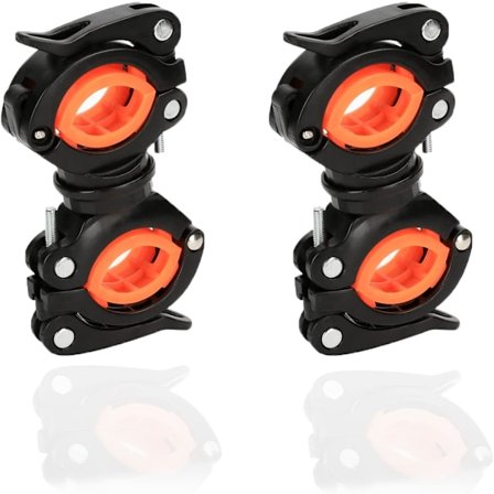 Cykel Flashlight Clip, Cykel Flashlight Klämma, Cykellamphållare, Cykelmonteringstillbehör, Lämplig för Mountainbike, Utomhus Ridi