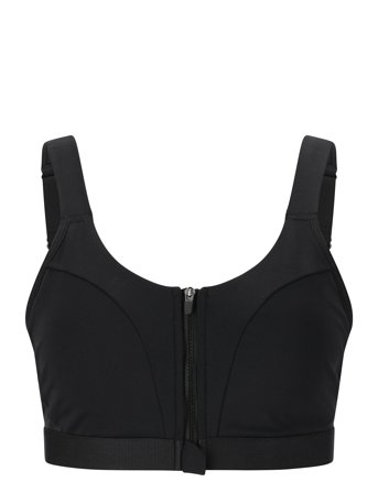 Endurance | Crystale W Zip Sports Bra | L