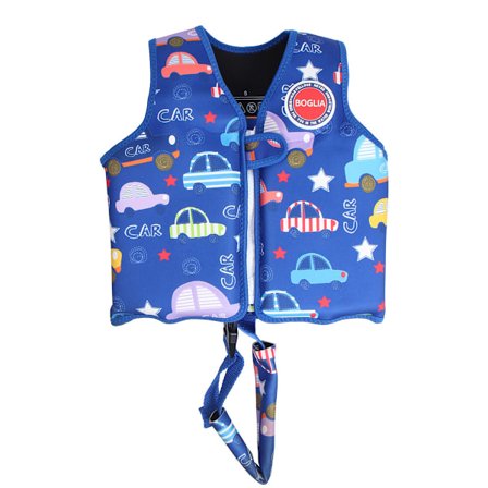 Børnevest Neopren Redningsvest Svømmejakke Drenge Piger Badetøj mørkeblå