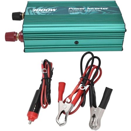 Aluminiumlegering DC til AC Konverter Intelligent Sinusbølge Inverter Reparation Power Invertere 300W 12V til 110V
