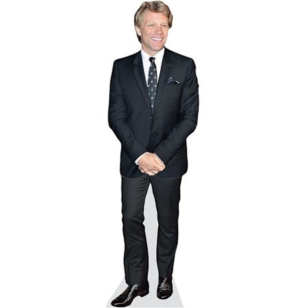 Jon Bon Jovi -pahvilaukko (kokokokoinen TAI mini). Standee. Seisova.