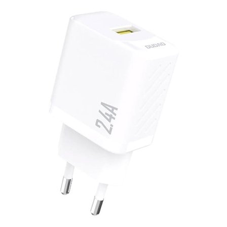 Dudao USB-vægoplader 2,4A – hvid