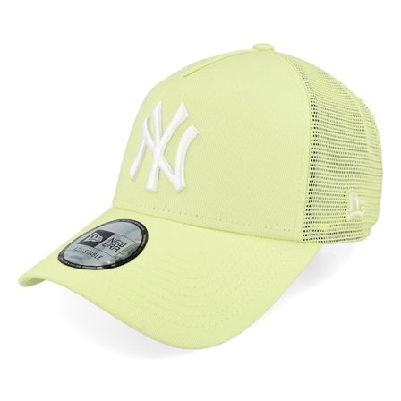 New Era - MLB Grön trucker Keps - New York Yankees League Essential Neon Light Green Trucker @ Hatstore