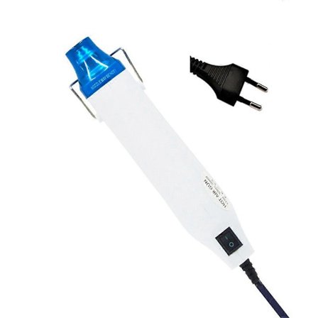 300W Varmluftmaskine Mini Temperatur Blæser Elektrisk Varmlufttørrer til Håndværk Prægning Krympeindpakning PVC EU Stik C