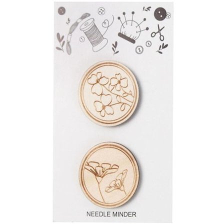 Nålepasser udskåret blomstermønster SÆT 1 SÆT 1