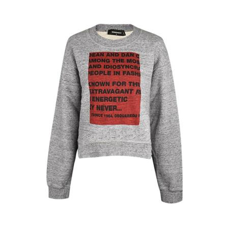 Dsquared2 Sweatshirt , Grijs , Heren , Maat: S