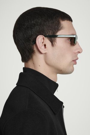 COS Scope Sunglasses - Rectangle in Green - Men