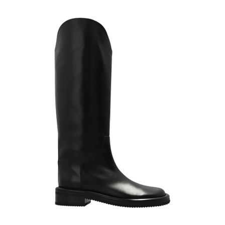 Proenza Schouler Leather boot Sort, Dame Gummistøvler, Størrelse: 39 EU