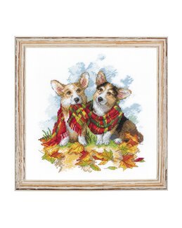 Stickpackung Bild Bereit für den Herbst