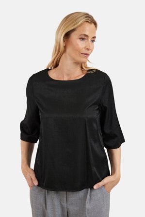 B. COPENHAGEN - 3/4 Ærmet T-shirt - Sort - Similisten