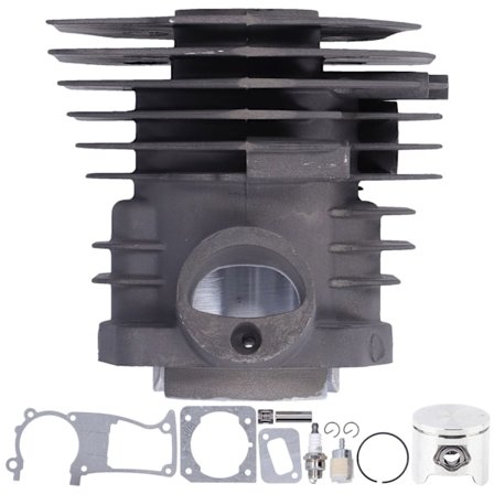 Sylindersett med stempel og pakninger for 350 346 351 353 346XP motorsag, 44mm kompatibel, høykvalitets erstatningspakninger for effektiv motorytelse[