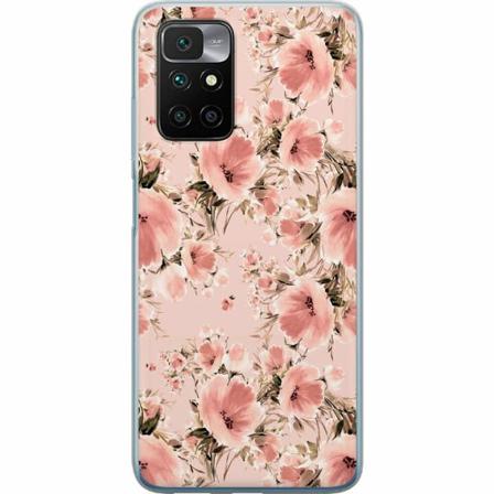 Xiaomi Redmi 10 Genomskinligt Skal Blommor