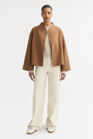 Soft Goat - Short jacket - Cashmere jacket - S - Camel