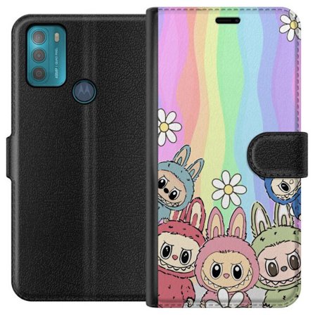 Kompatibelt Lommeboketui til Motorola Motorola Moto G50 Regnbage
