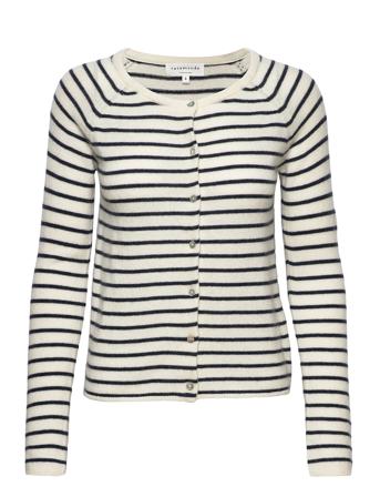 Wool & Cashmere Cardigan Strikket Trøje Cardigan Multi/mønstret Rosemunde