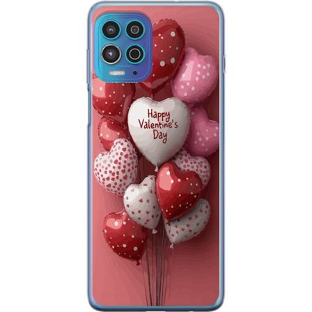 Yhteensopiva Puhelinkuori Motorola Motorola Moto G100 Ystävänpäivän ilmapallot