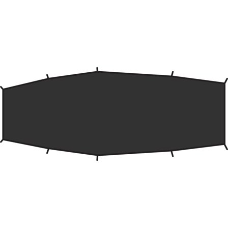 Fjällräven Shape 2 Footprint in Black