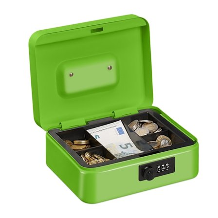 Kassalaatikko yhdistelmälukolla