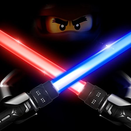 2 stk LED Teleskopisk Lys Sværd med Lyd til Julegave til Børn
