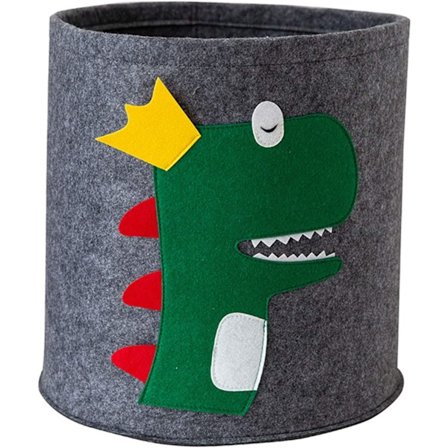 Förvaringskorg i filt, barnkorg i filt, hopfällbar förvaringskorg i filt