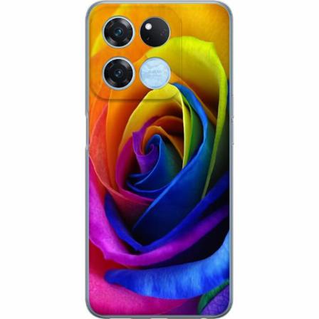 Oneplus Ace Racing Mjukt Skal - Rainbow Rose