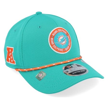 New Era - Verde adjustable Gorra - Miami Dolphins Nfl24 Sideline 9SEVENTY Teal Adjustable @ Hatstore
