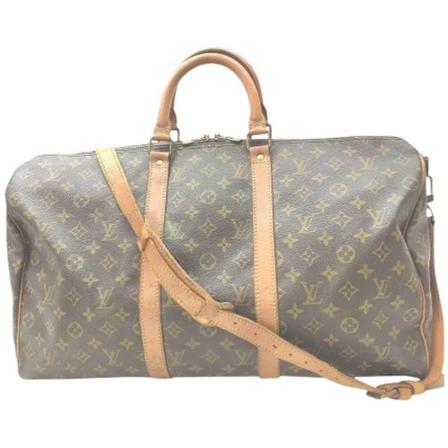Louis Vuitton Vintage Pre-owned Canvas louis-vuitton-Tass , Bruin , Dames , Maat: ONE Size Vintage Tassen