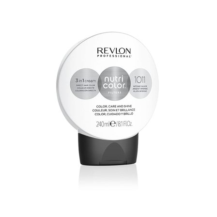 Revlon Professional Nutri Color Filters 1011 Intense Silver 240 ml, Hår, Hårfarve, Washouts