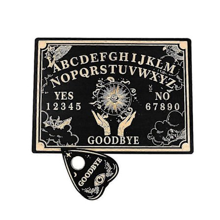 12" Ouija Board Trä Spådom Pendelbräda Graverad Magisk Bräda Häxa Sol Pendelbräda Kit Wiccan Altartillbehör