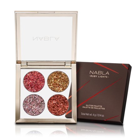 Nabla Ruby Lights Glitter Palette - Palette viso