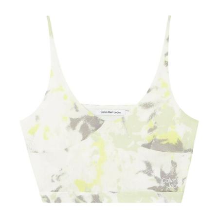 Calvin Klein Jeans Glazed Fabric Tank Top Hvid, Dame