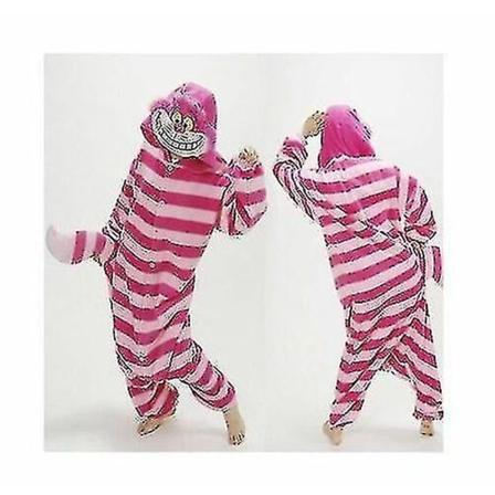 Halloween Unisex Onesie Kigurumi Fancy Dress Puku Hupparit Pyjama Sleep Wear-9-1 - Perfet Cheshire Cat L for 170-180cm