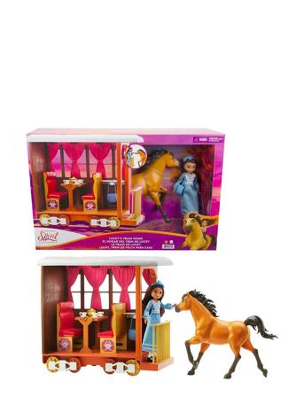 Spirit Untamed Lucky's Train Home Toys Dolls & Accessories Dolls Multi/mønstret Spirit