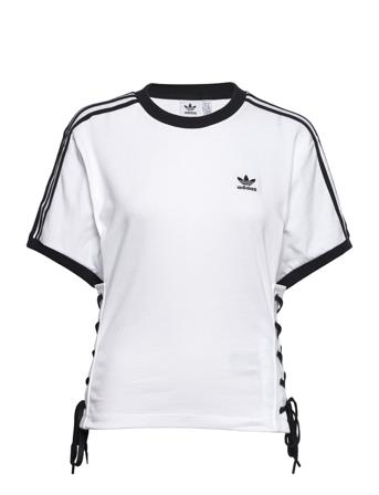 Always Original Laced T-Shirt T-shirts & Tops Short-sleeved Hvit Adidas Originals