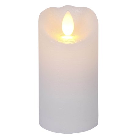 Star Trading - LED-lys Glow 10cm B/O vaxljus Hvit