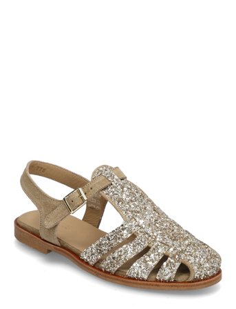 ANGULUS Sandals - Flat - Closed Toe - Op - Gold - 38.5