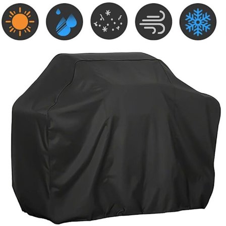 Grillin suojus BBQ-kaasugrillin suojus 210D Oxford-kangasta suojaava suojapeite 145x61x117cm