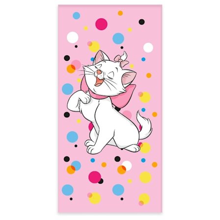 Disney Marie Bubbles badhandduk, strandhandduk 60x120 cm